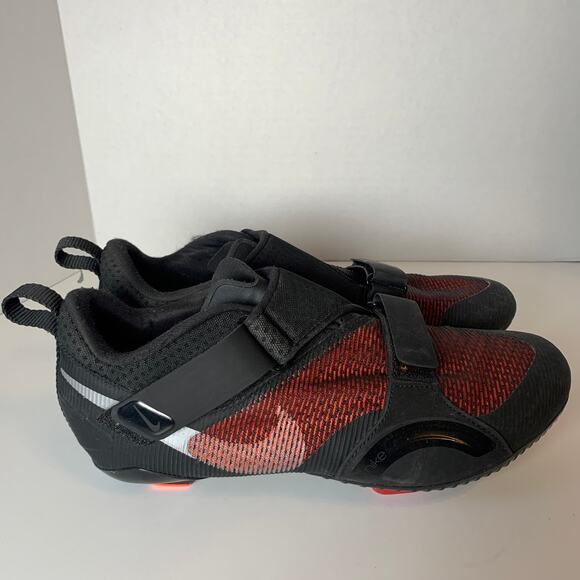 Nike SuperRep Cycle Black Hyper Crimson Size 10 - Picture 3 of 7